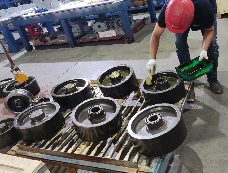 堆垛机行走轮箱的结构