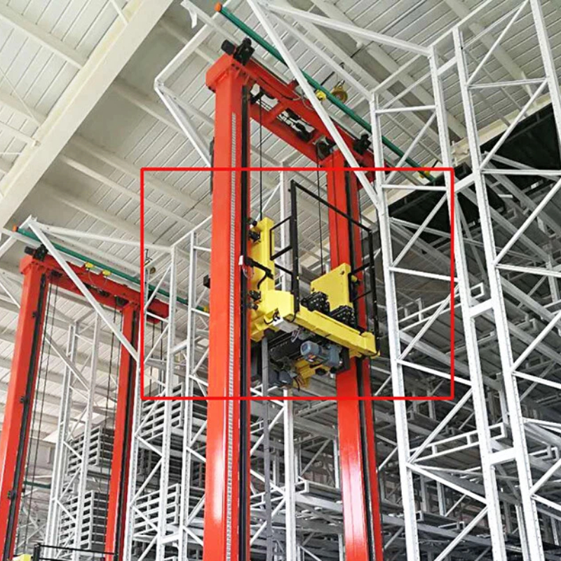 托盘堆垛机载货台升降轮